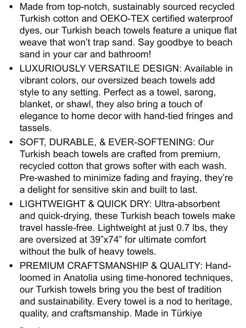 Turkish Beach Towel with Yellow and White Stripes and Bag